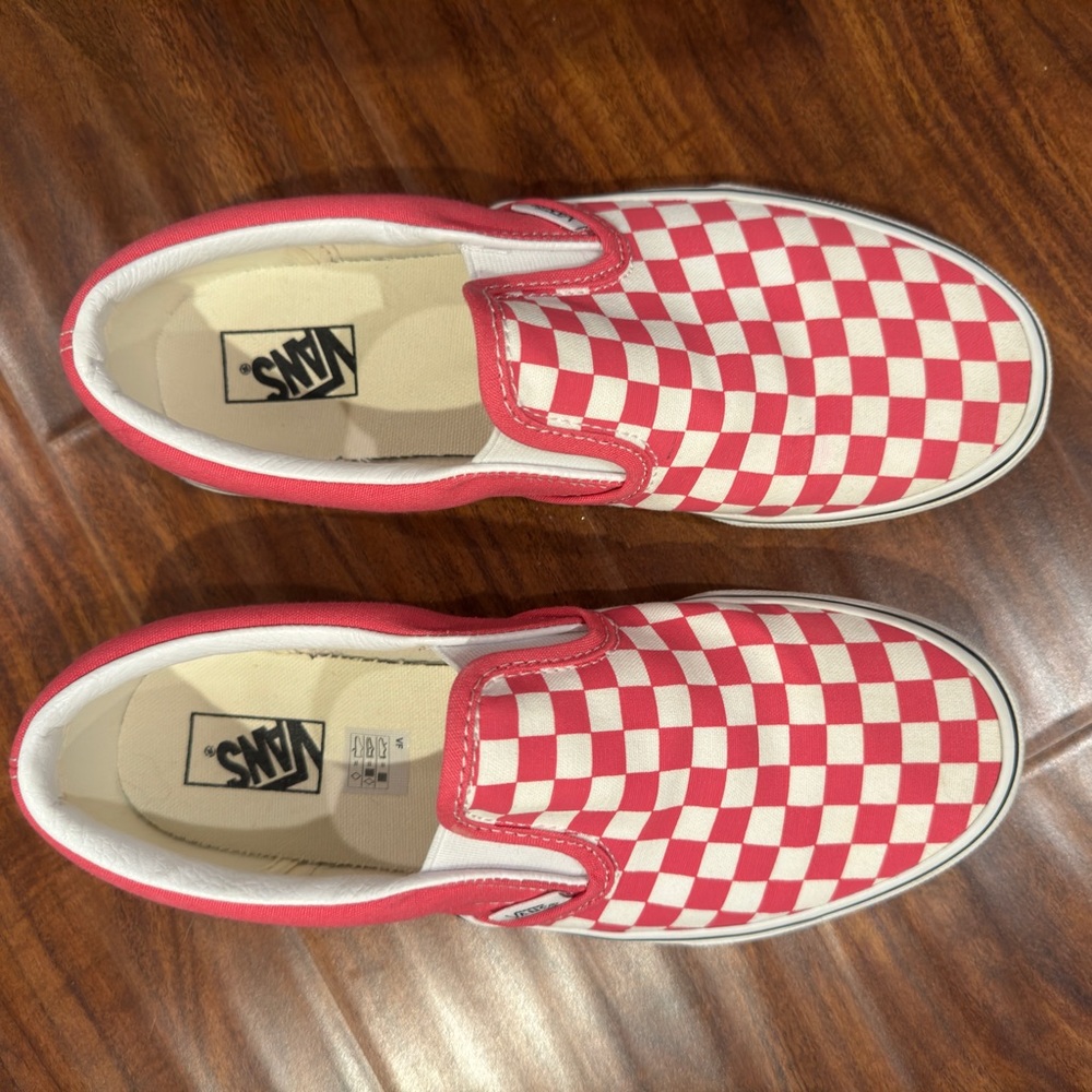 Women’s Vans slip on - worn twice